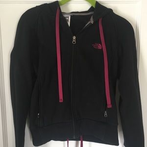 The North Face Black Zip-Up Hoodie